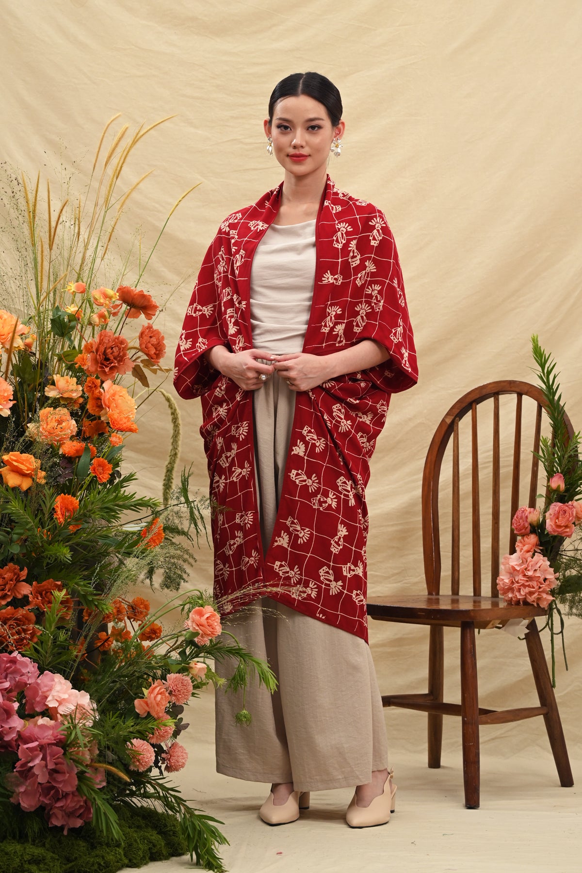 Outer Rayon Red Betawi T5693