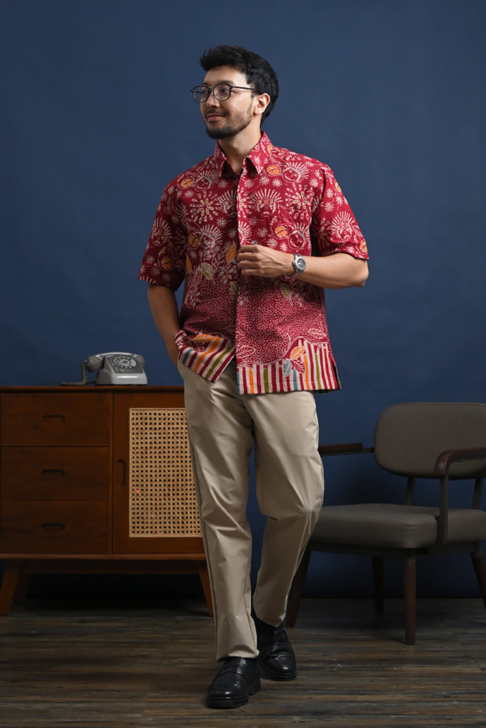 Betawi Red Short M0302