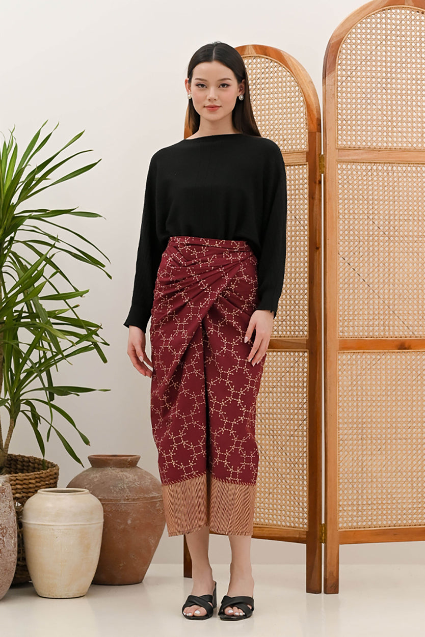 Lilit Skirt Garut Red P0474