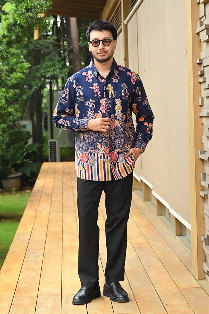 Betawi Blue Long L0151