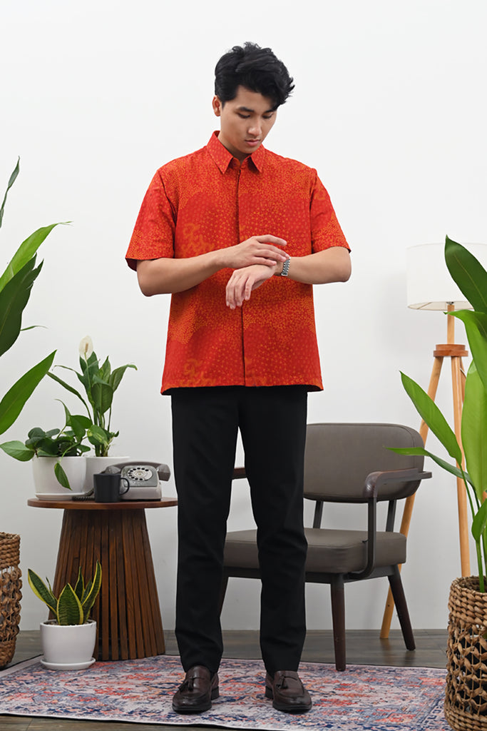 Panipura Red Encim Short  M0318