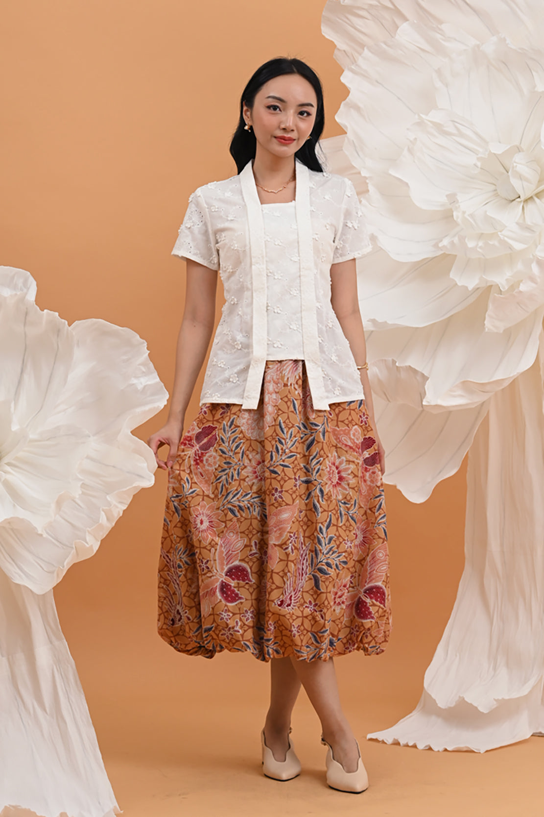 Balloon Skirt Encim Ginger P0468
