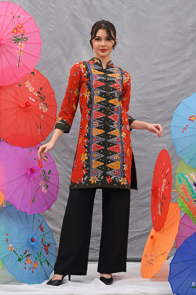 Laura Dress Tulis Betawi T4173