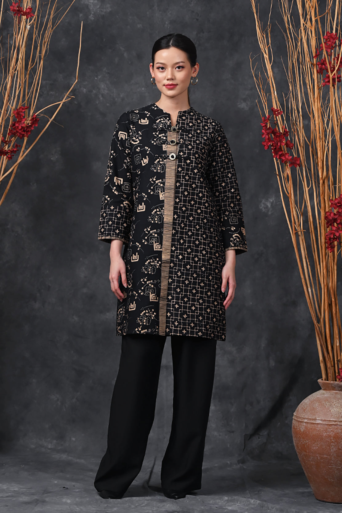 Dress Mixmatch Garut Cemani D0558