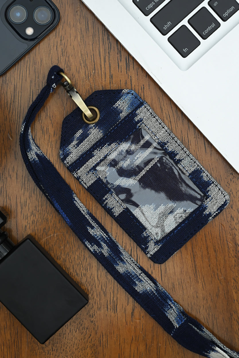 Lanyard Tenun Blue A0054