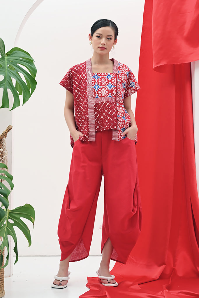 Coral Pants Merah P0223