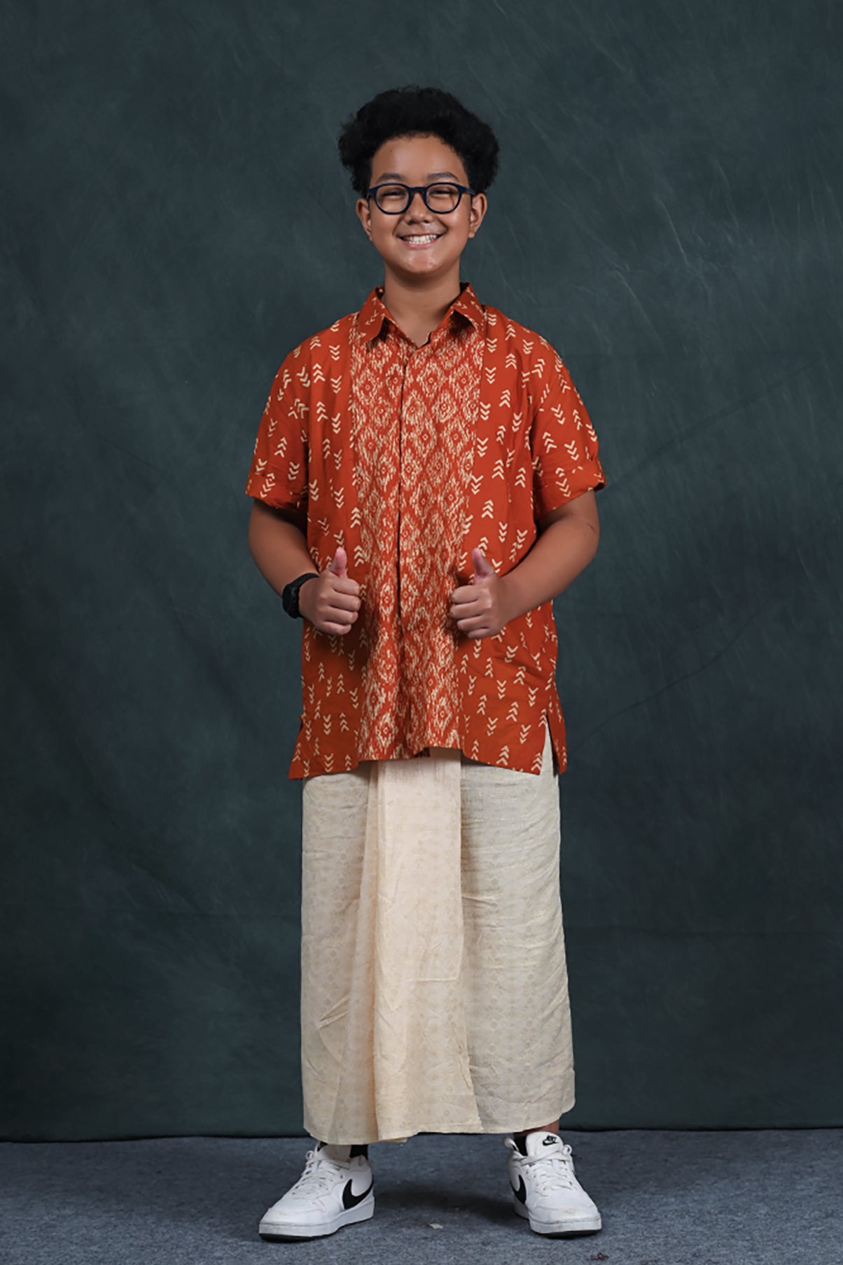 Shirt Garut Short Orange K0002