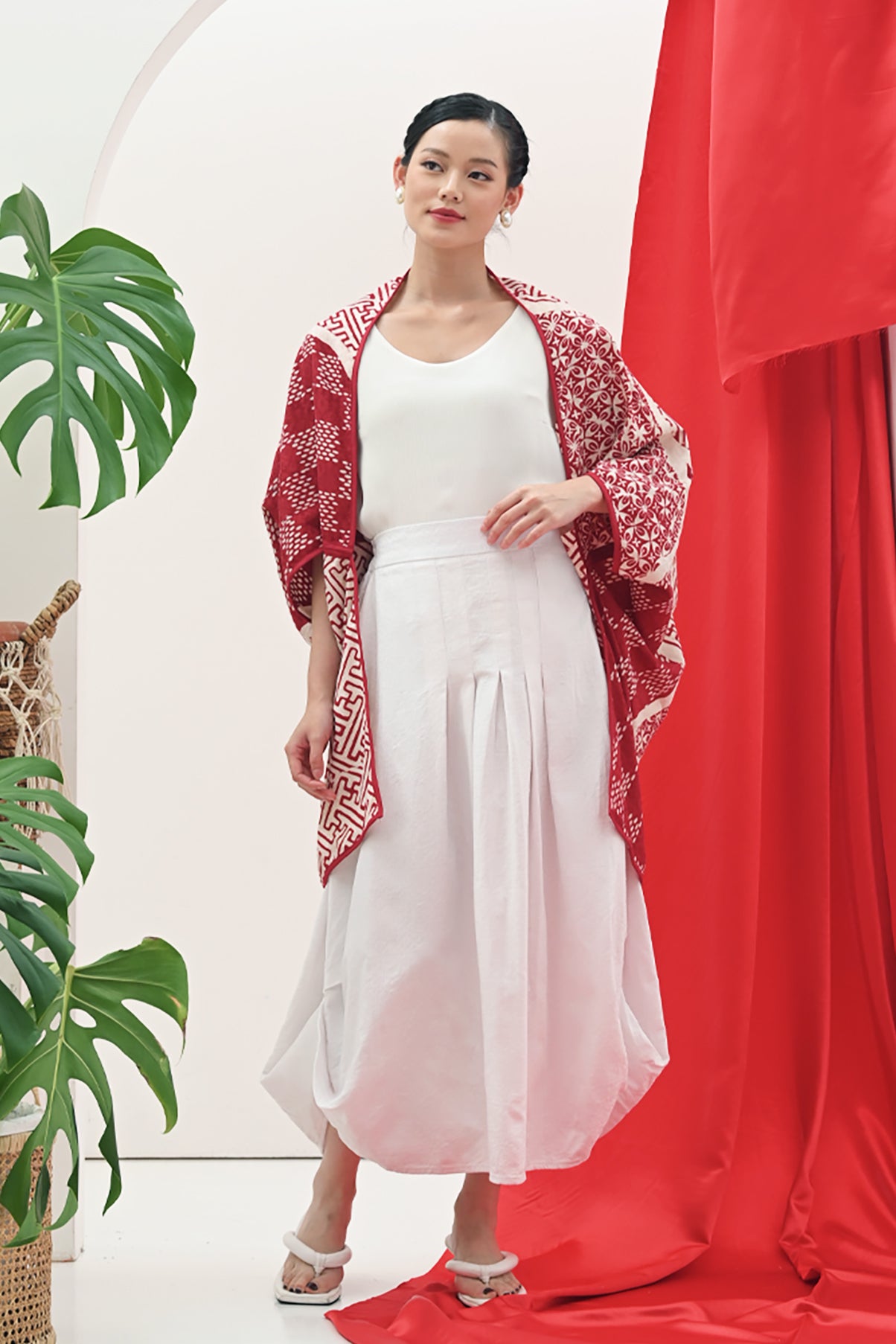 Outer Dobi Merah Putih T3085