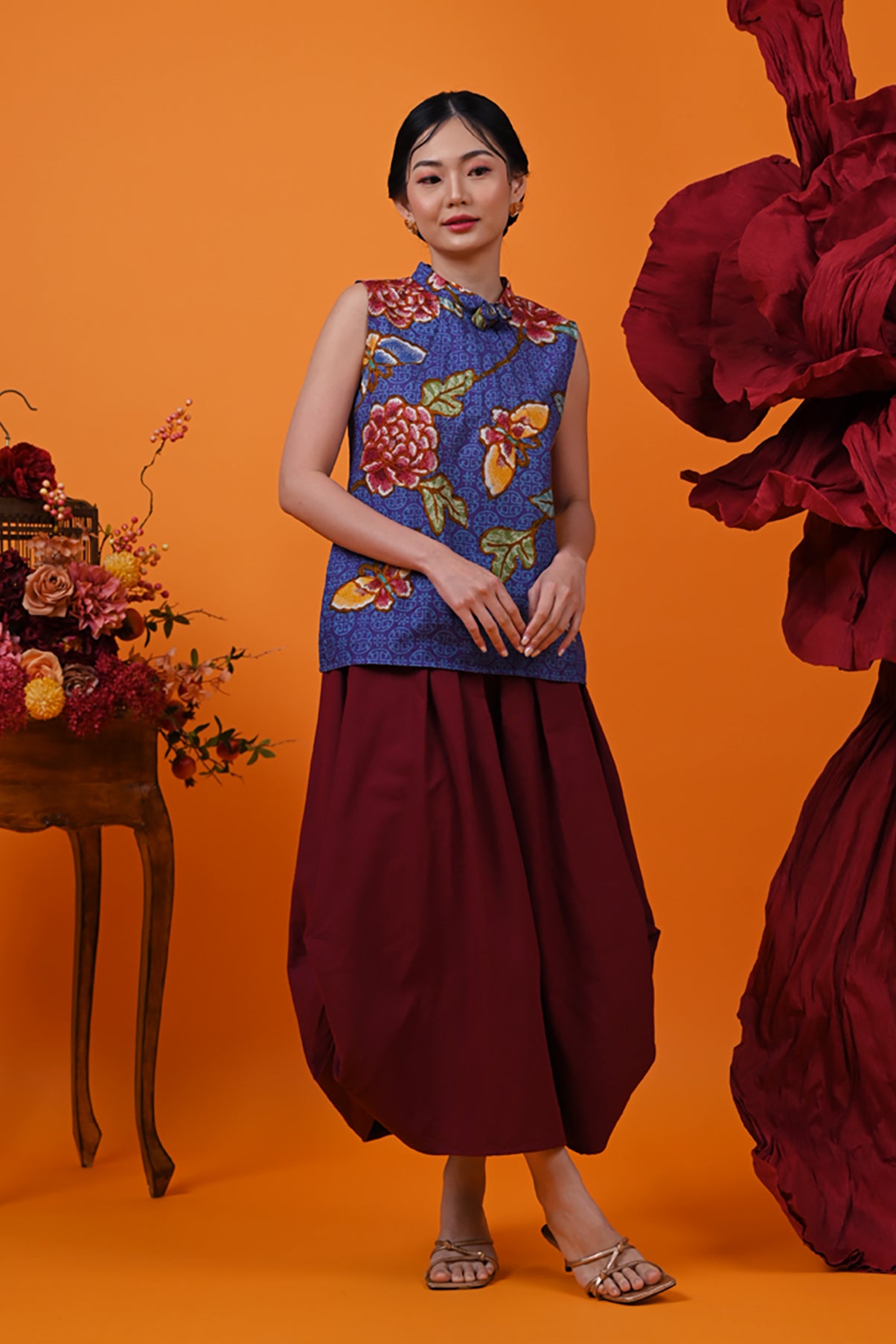 Mawar Encim Sleeveless CNY T3733