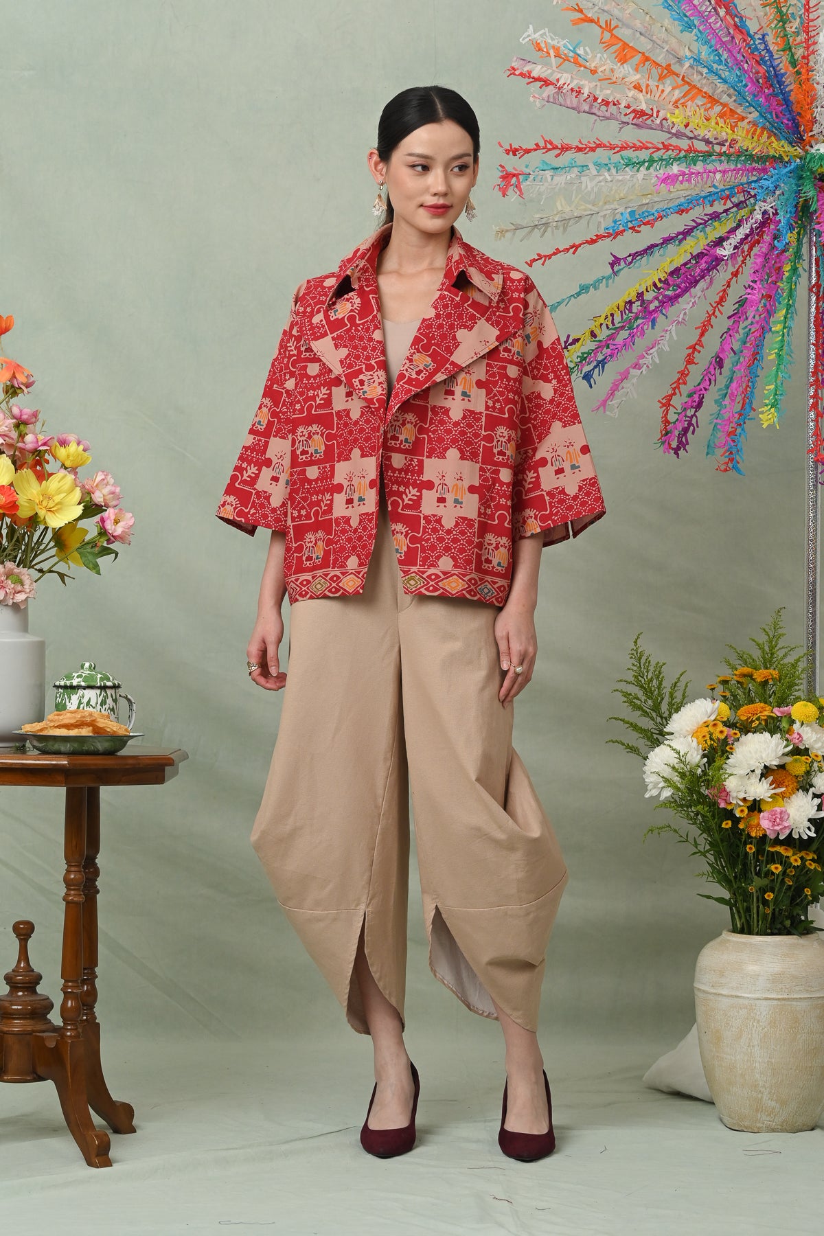 Olga Wonogiren Betawi Orange T5833