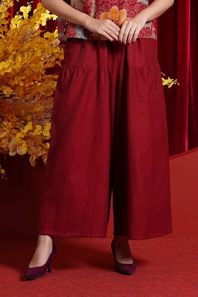 Eliane Pants CNY Red P0192