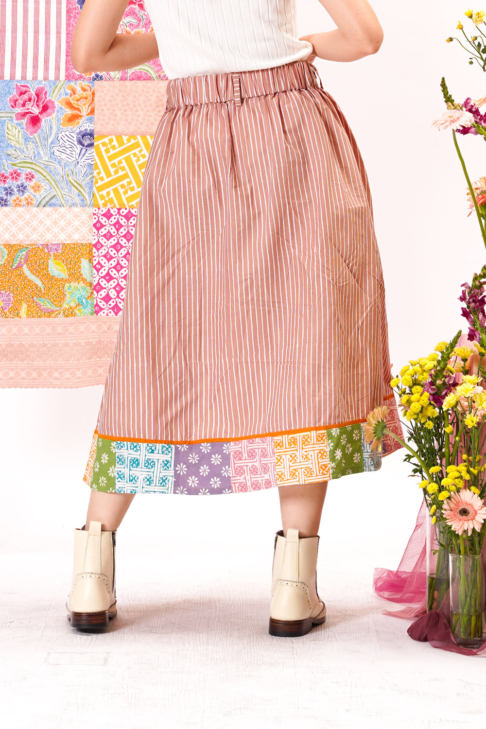 Marigold Cream Skirt PART of Bloom PART0153