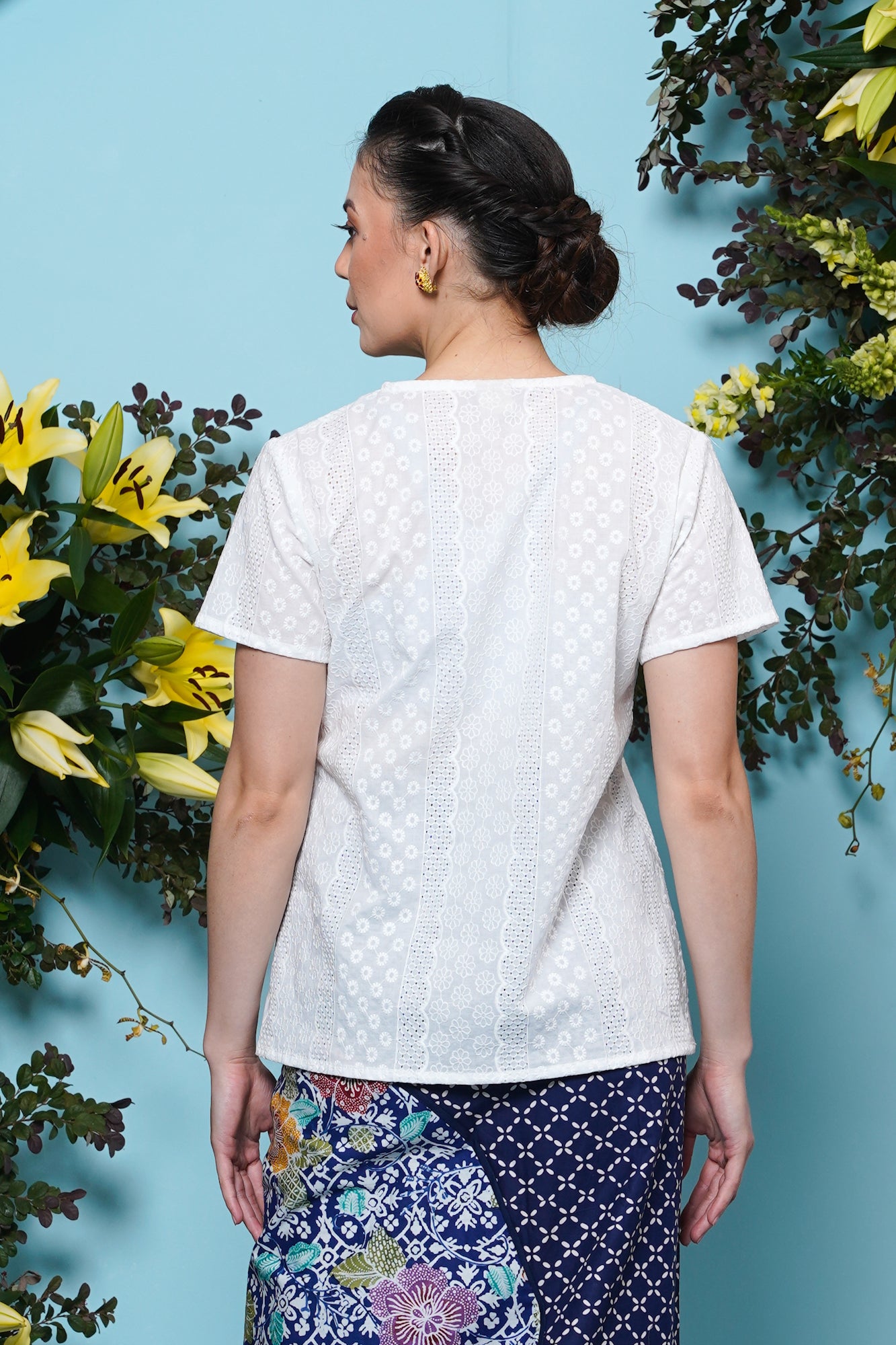 Kebaya Basic White T2603