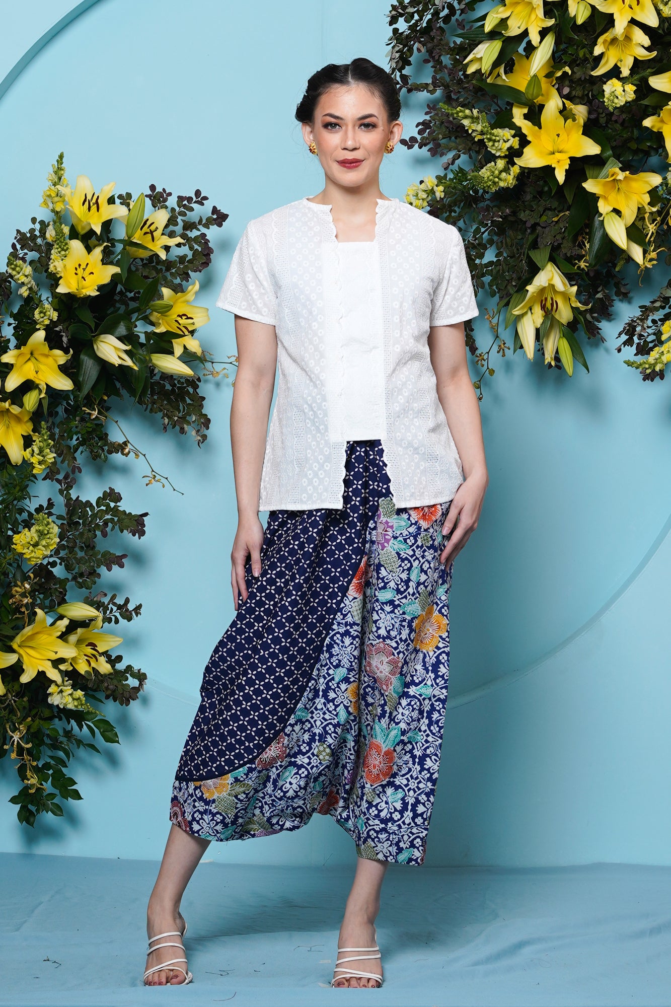 Kebaya Basic White T2603