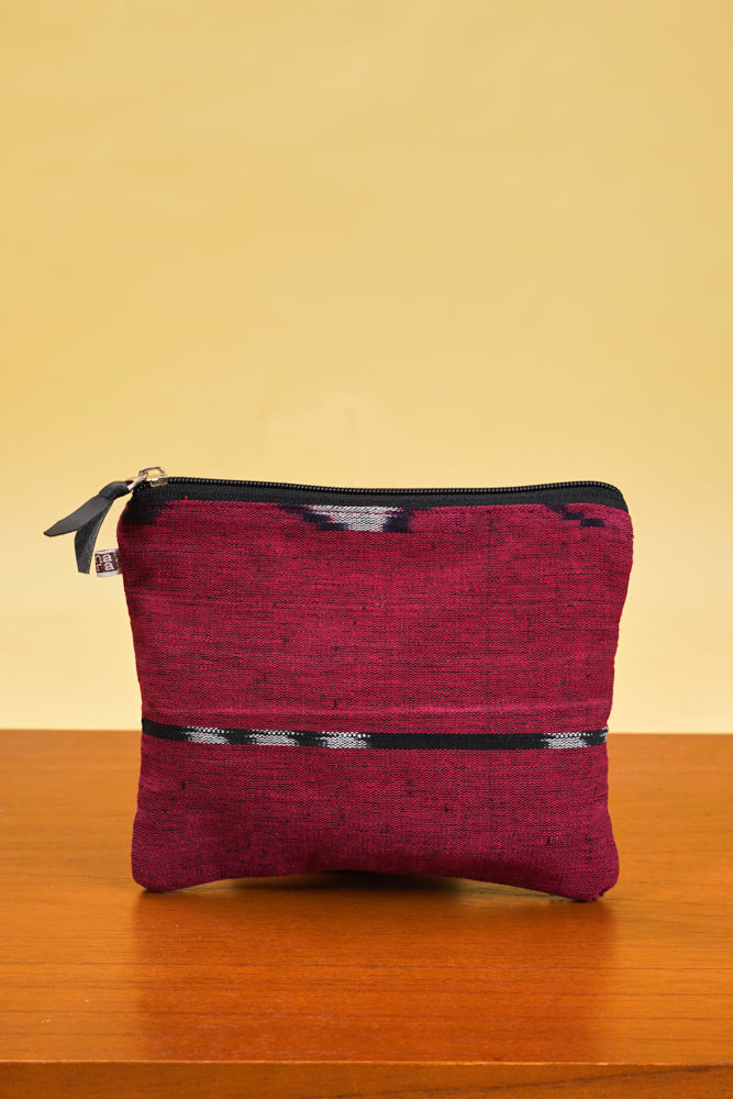 Pouch Tenun Red Black A0045