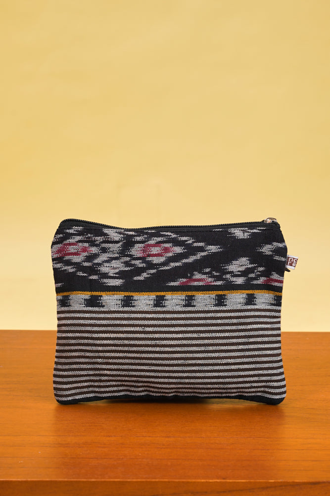 Pouch Tenun Red Black A0037