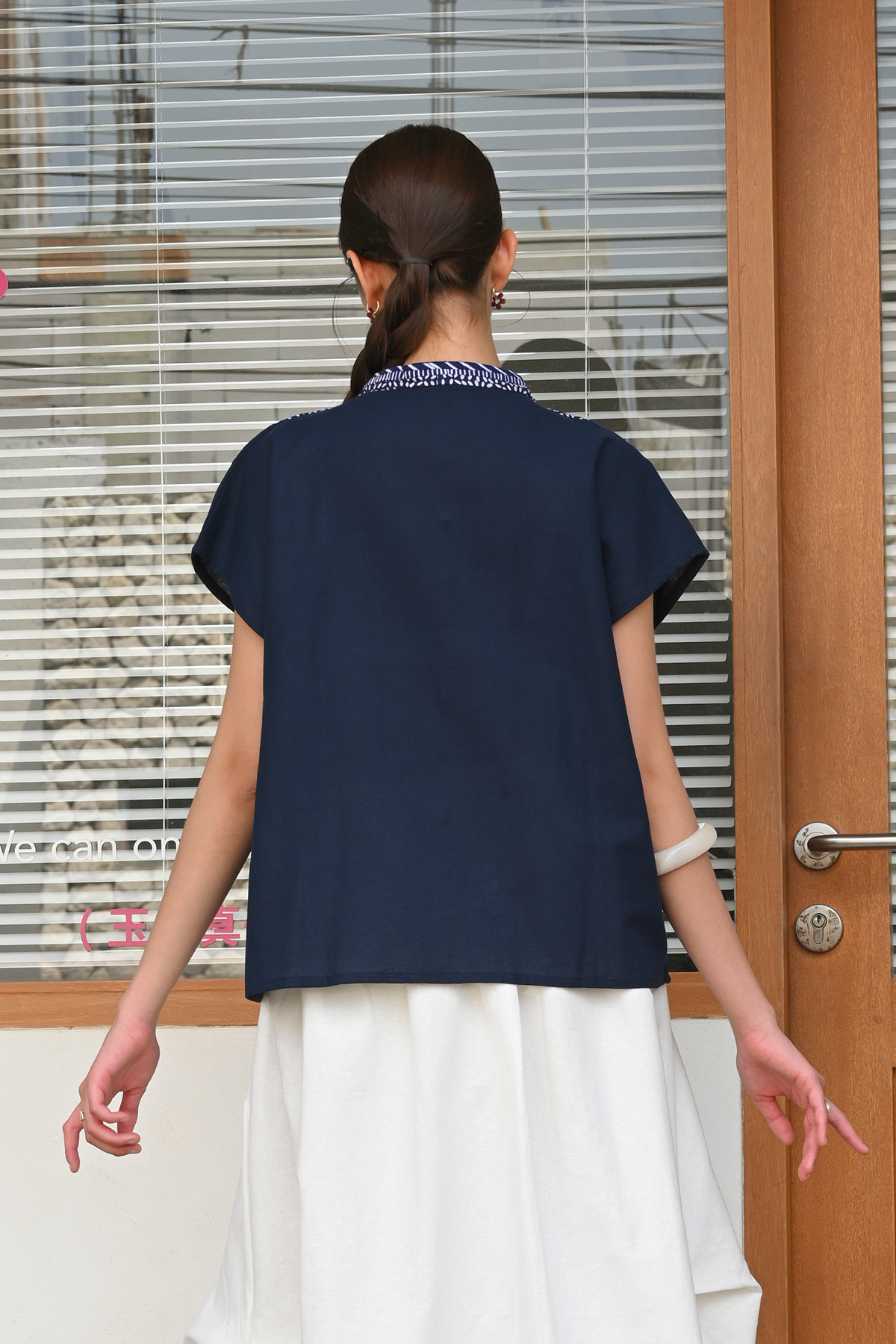 Kebaya Dhini Encim Navy PART0516