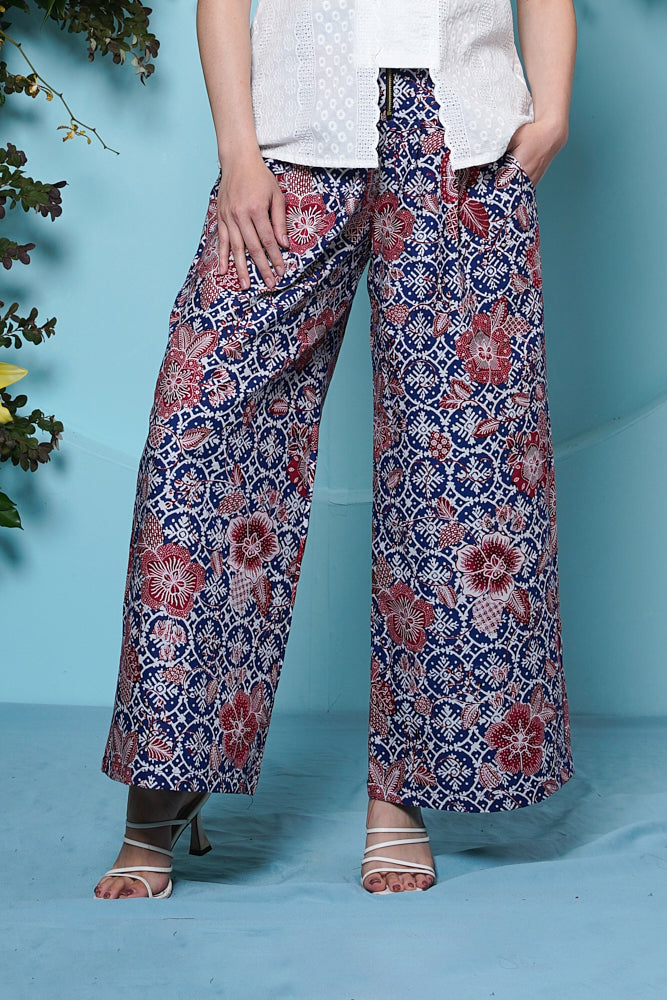 Ritza Blue Jlamprang P0167