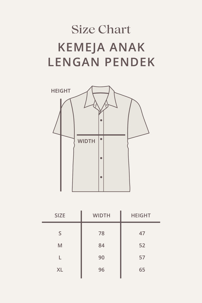 Shirt Garut Short Brown K0004