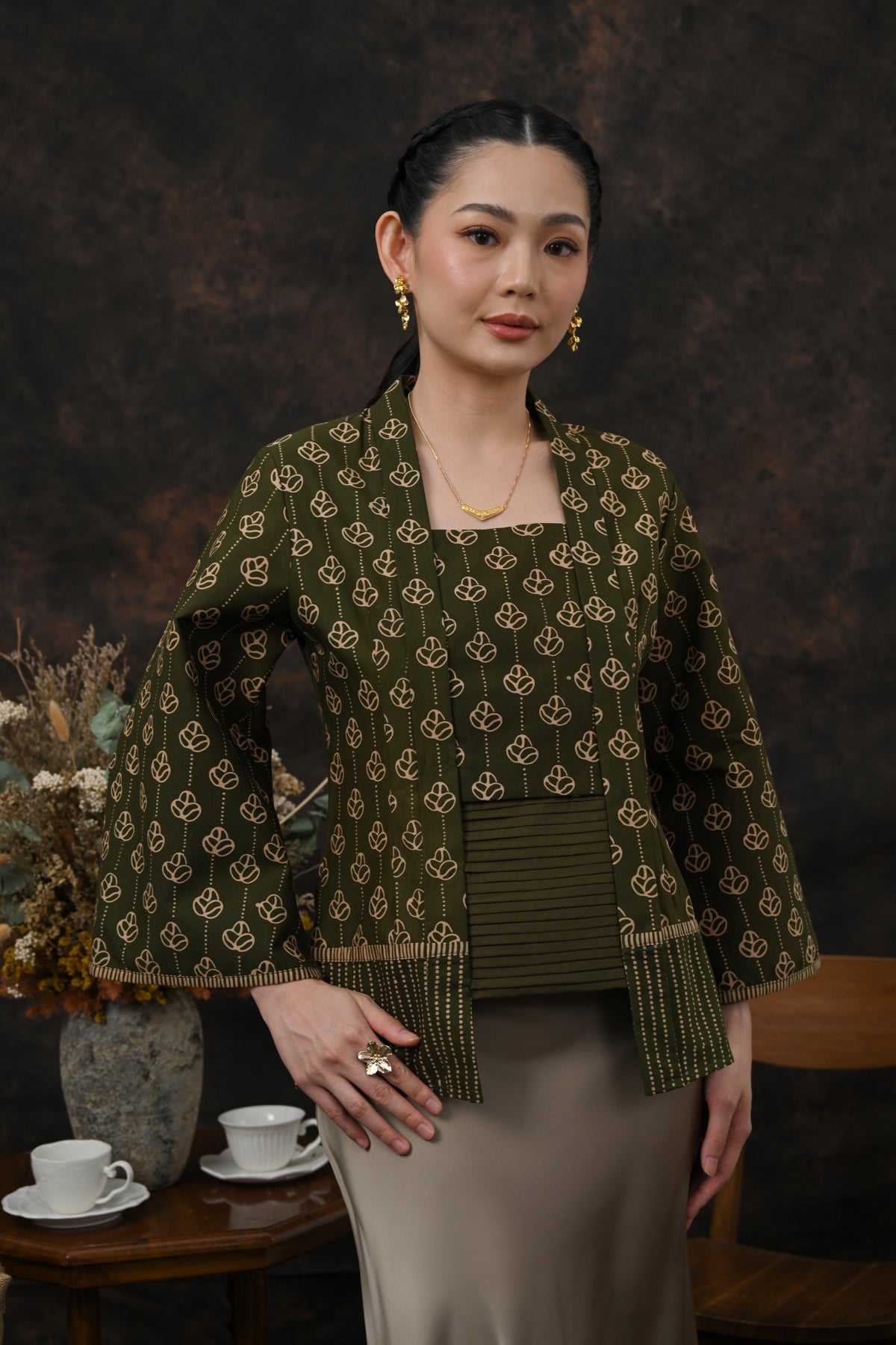 Kebaya Septa Garut Kopi T6257