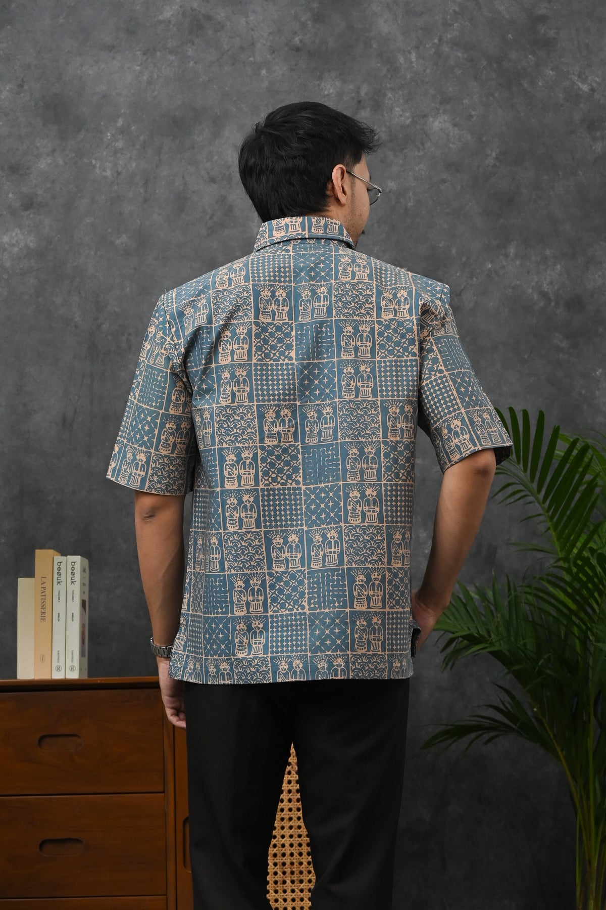 Ondel Betawi Torquoise Short M0374