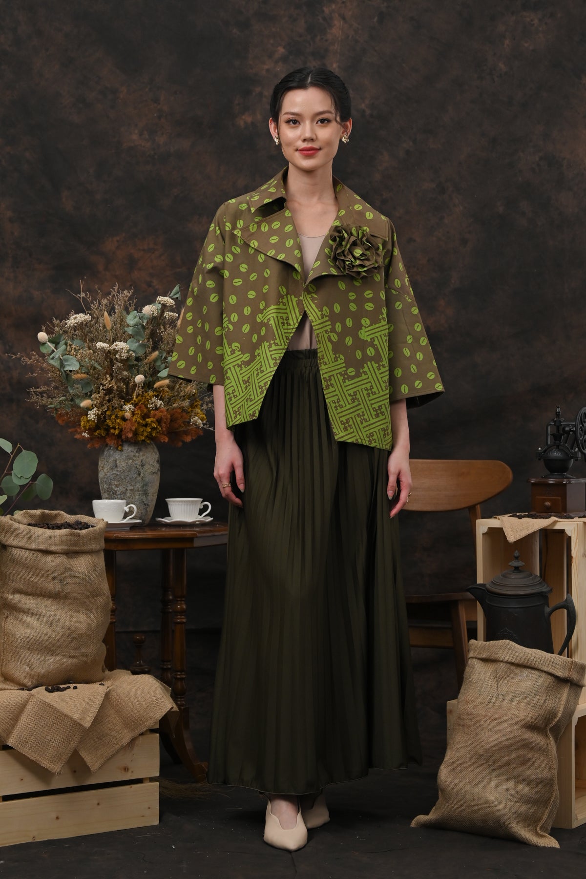 Olga Garut Kopi Brown T6272