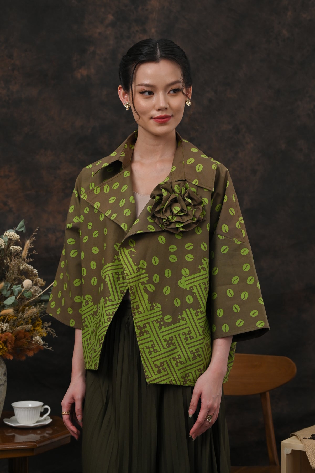 Olga Garut Kopi Brown T6272