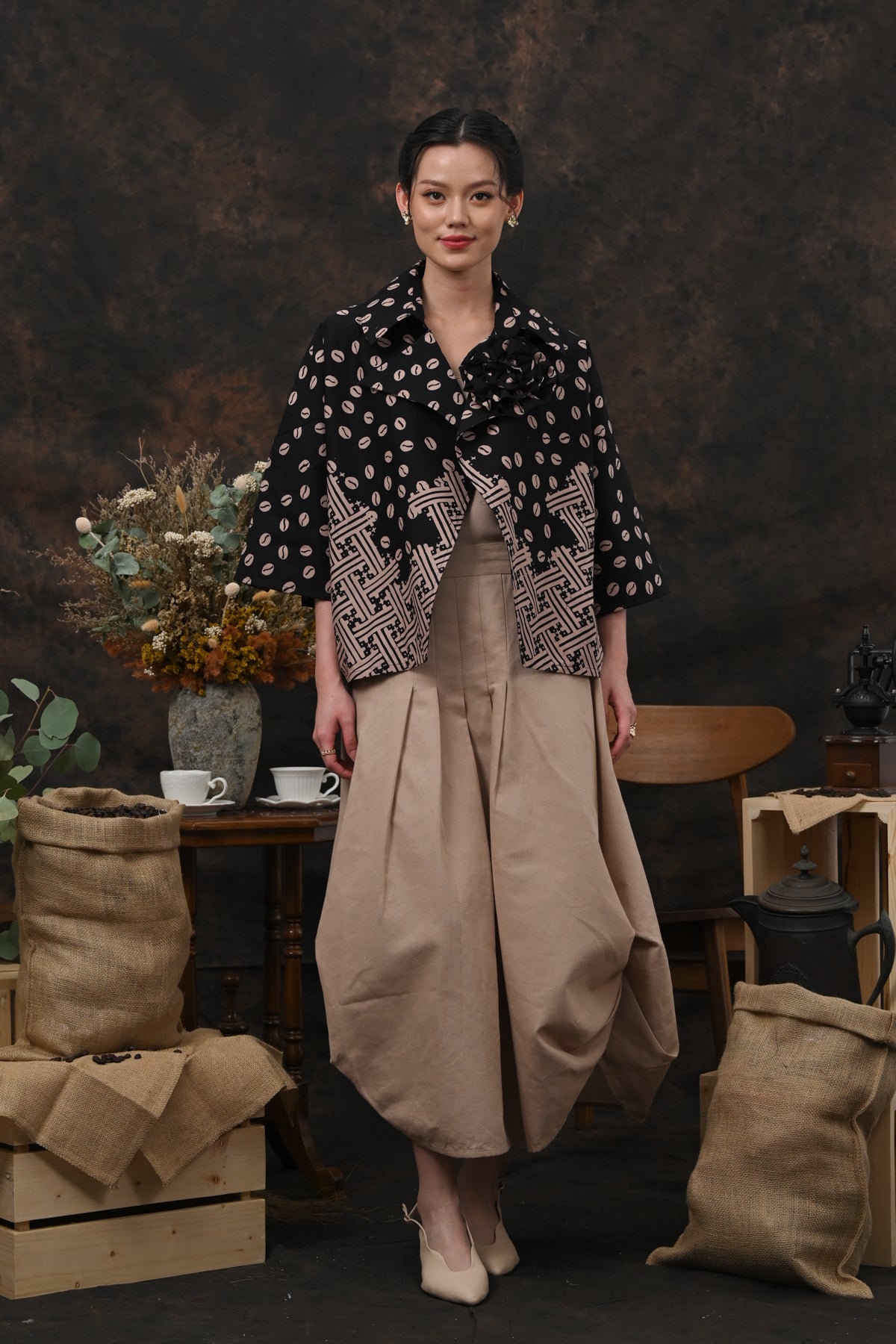 Olga Garut Kopi Black T6271