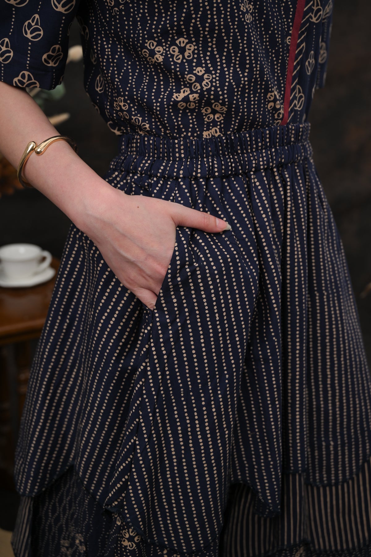 Tila Skirt Garut Kopi P0736