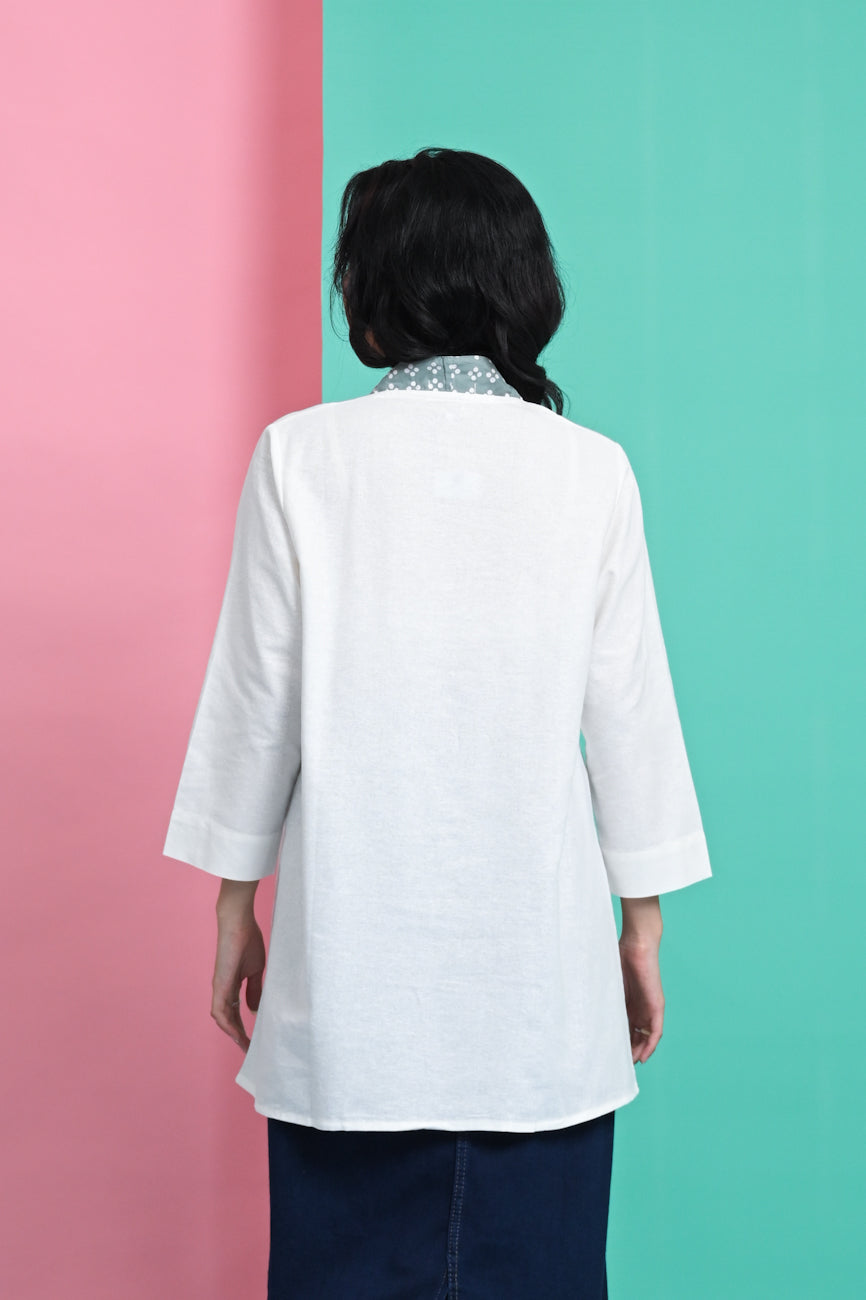 Fitria White Grey PART of Mirae PART0291