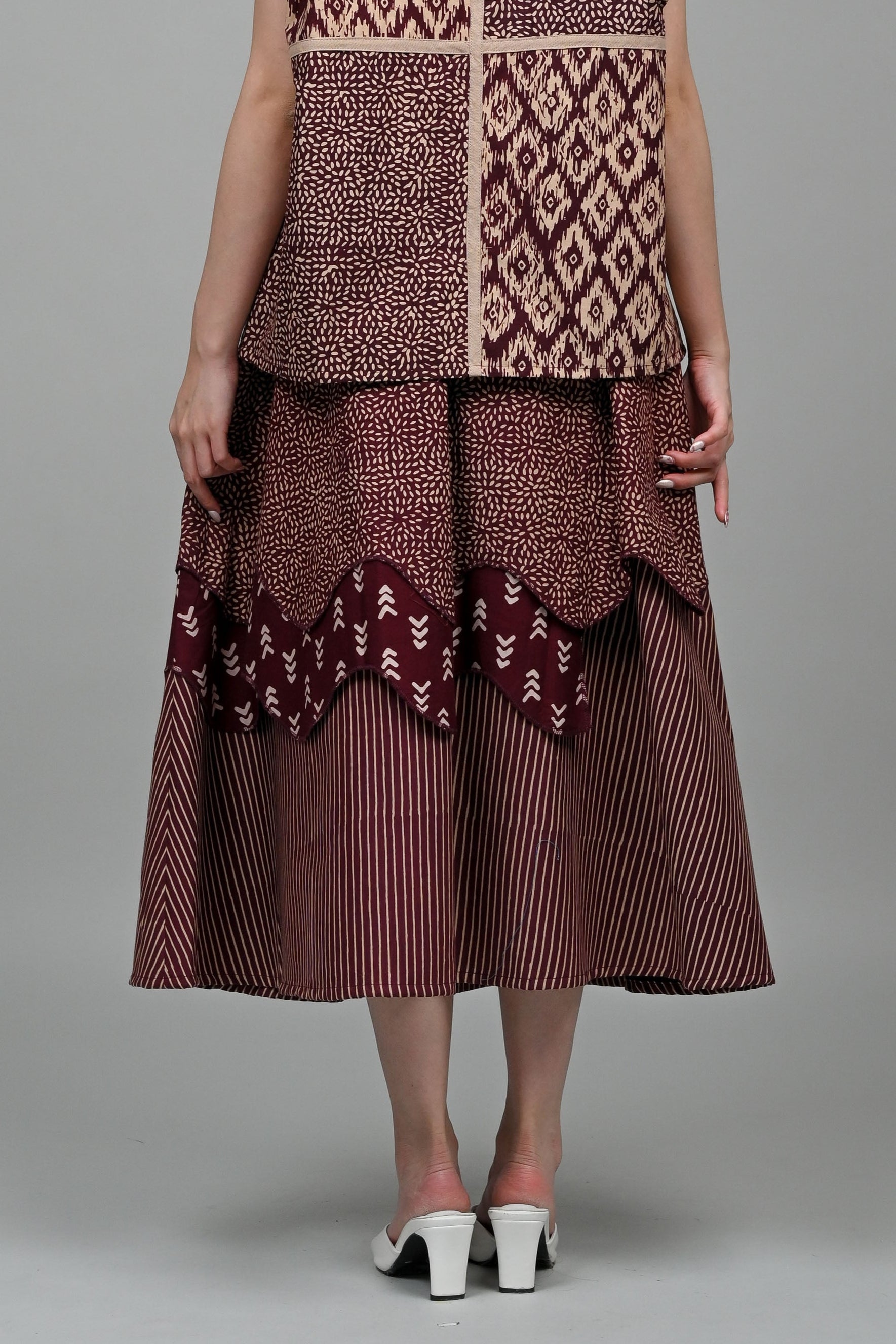 Tila Skirt Garut Purple P0330