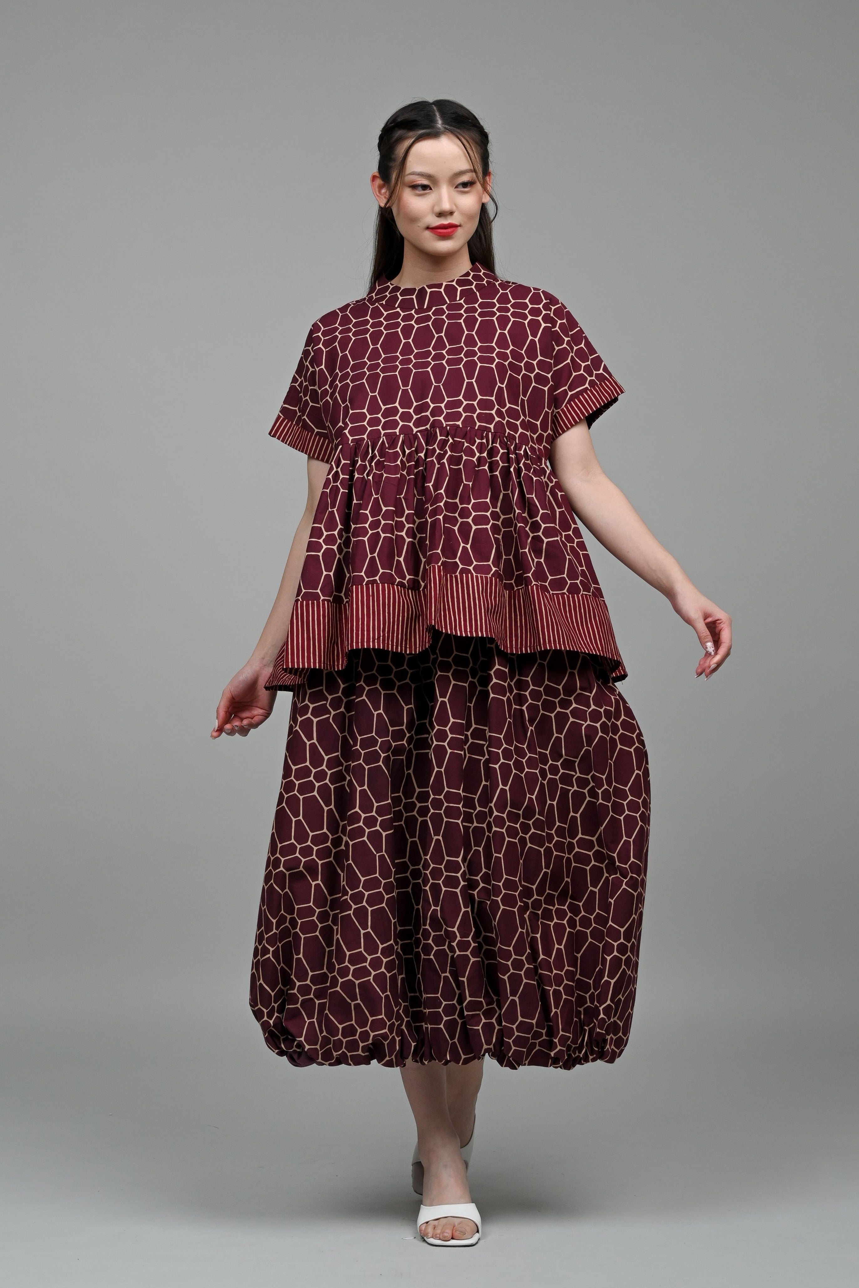 Jenatra Skirt Garut Purple P0333