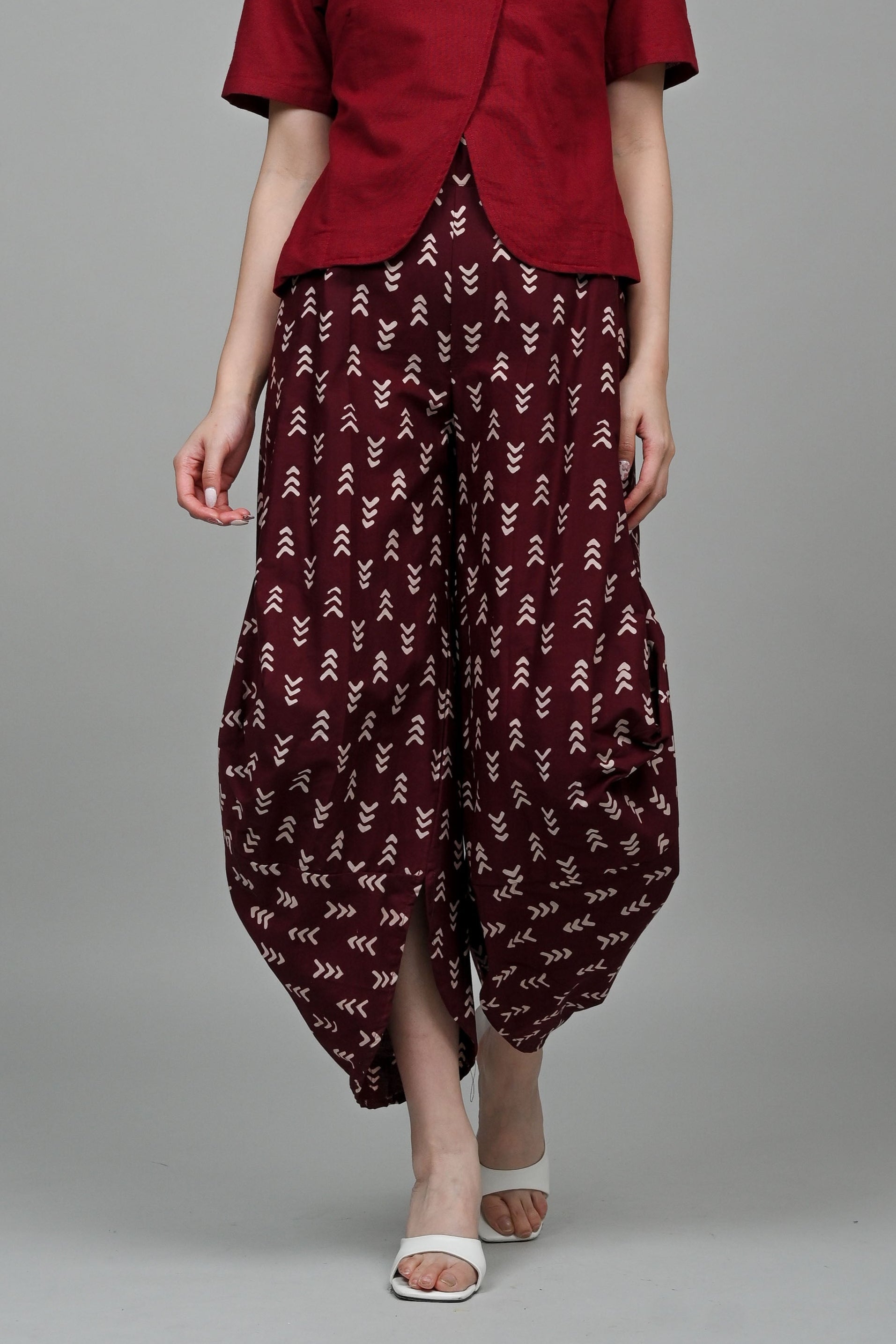 Coral Pants Garut Purple P0383