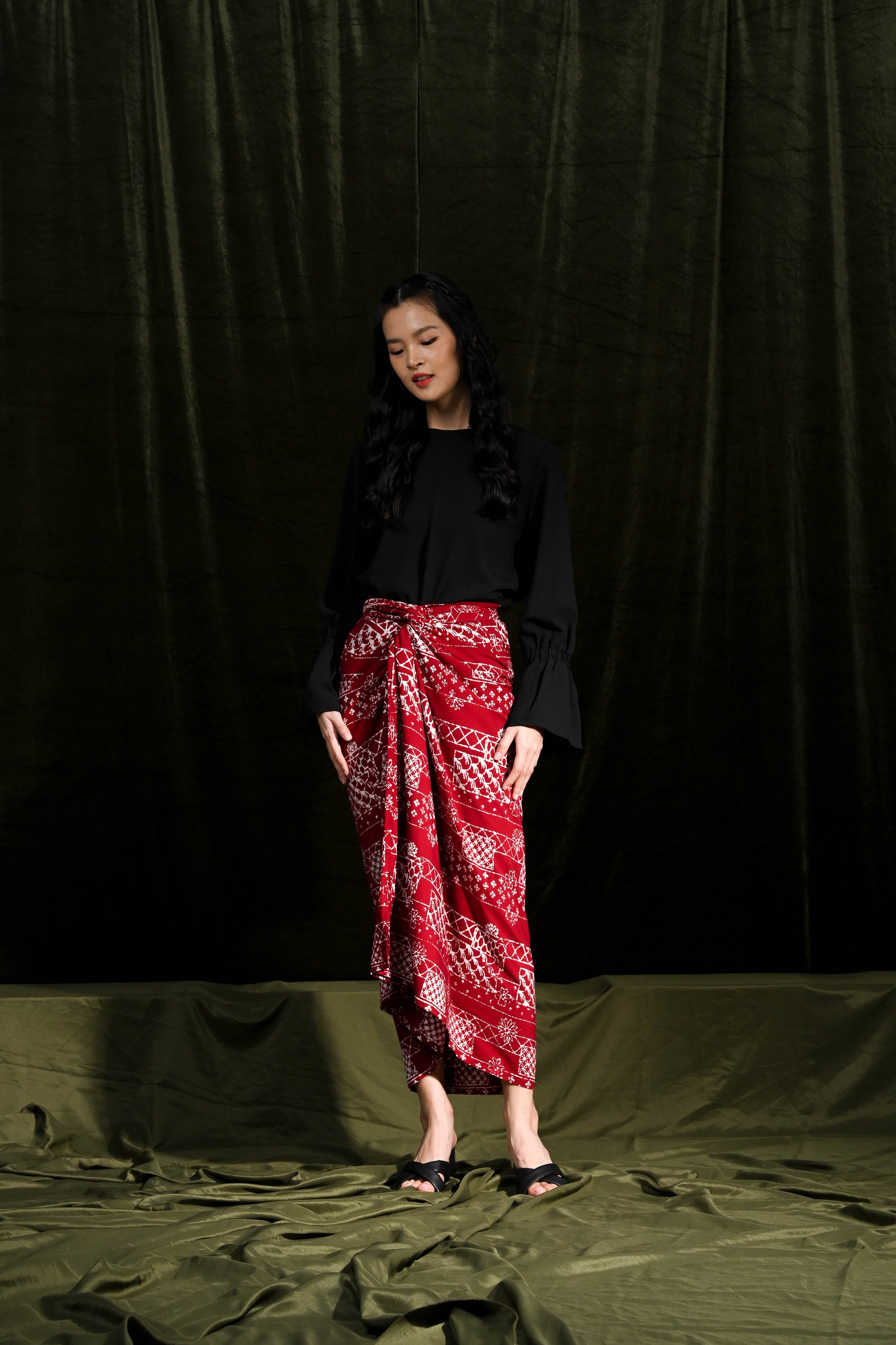 Lilit Red Rayya Rayon P0202