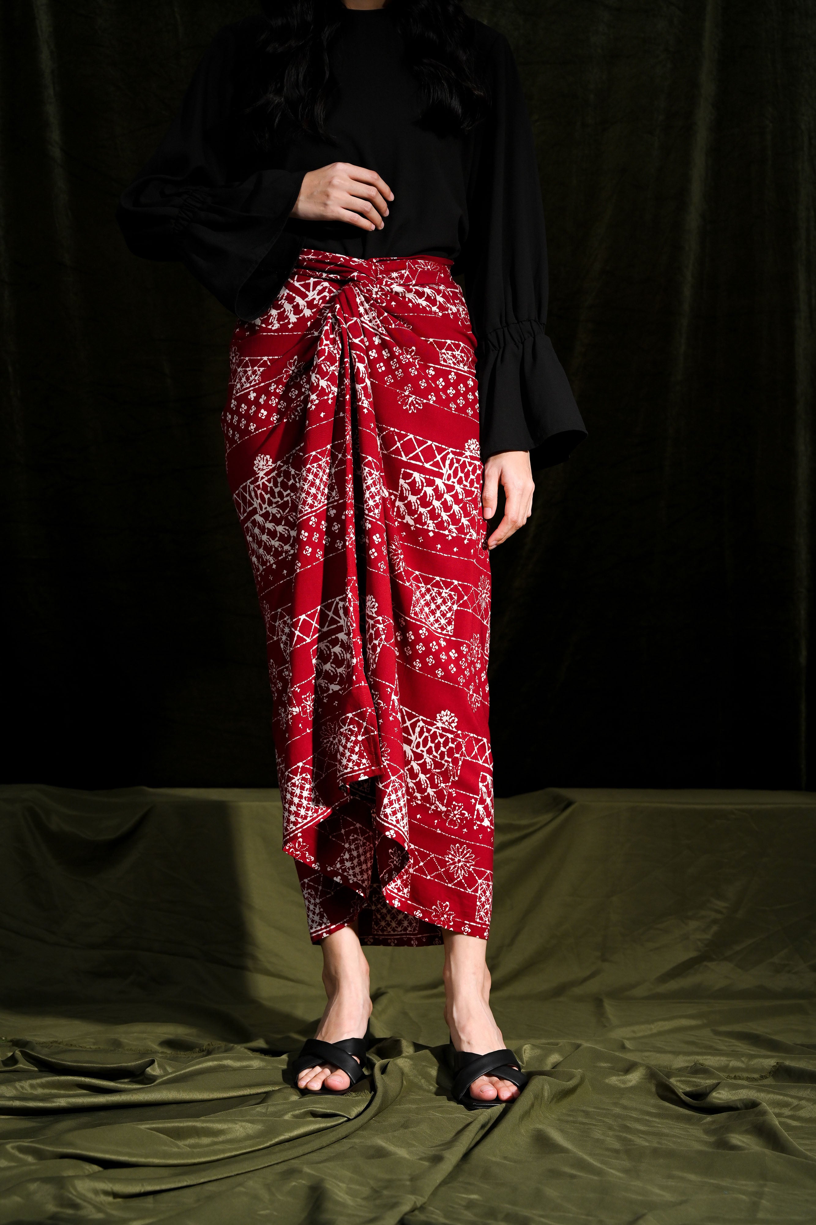 Lilit Red Rayya Rayon P0202