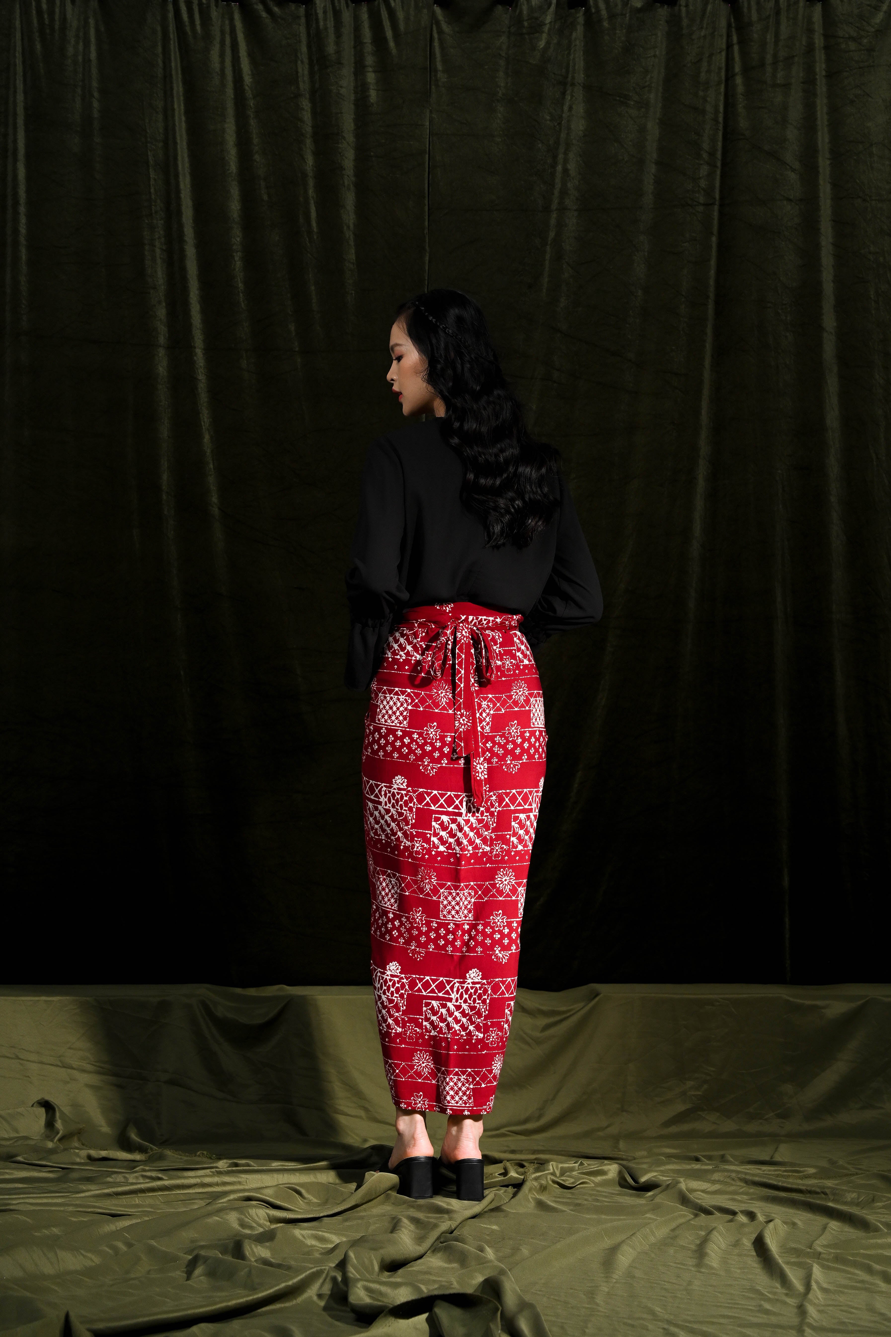 Lilit Red Rayya Rayon P0202