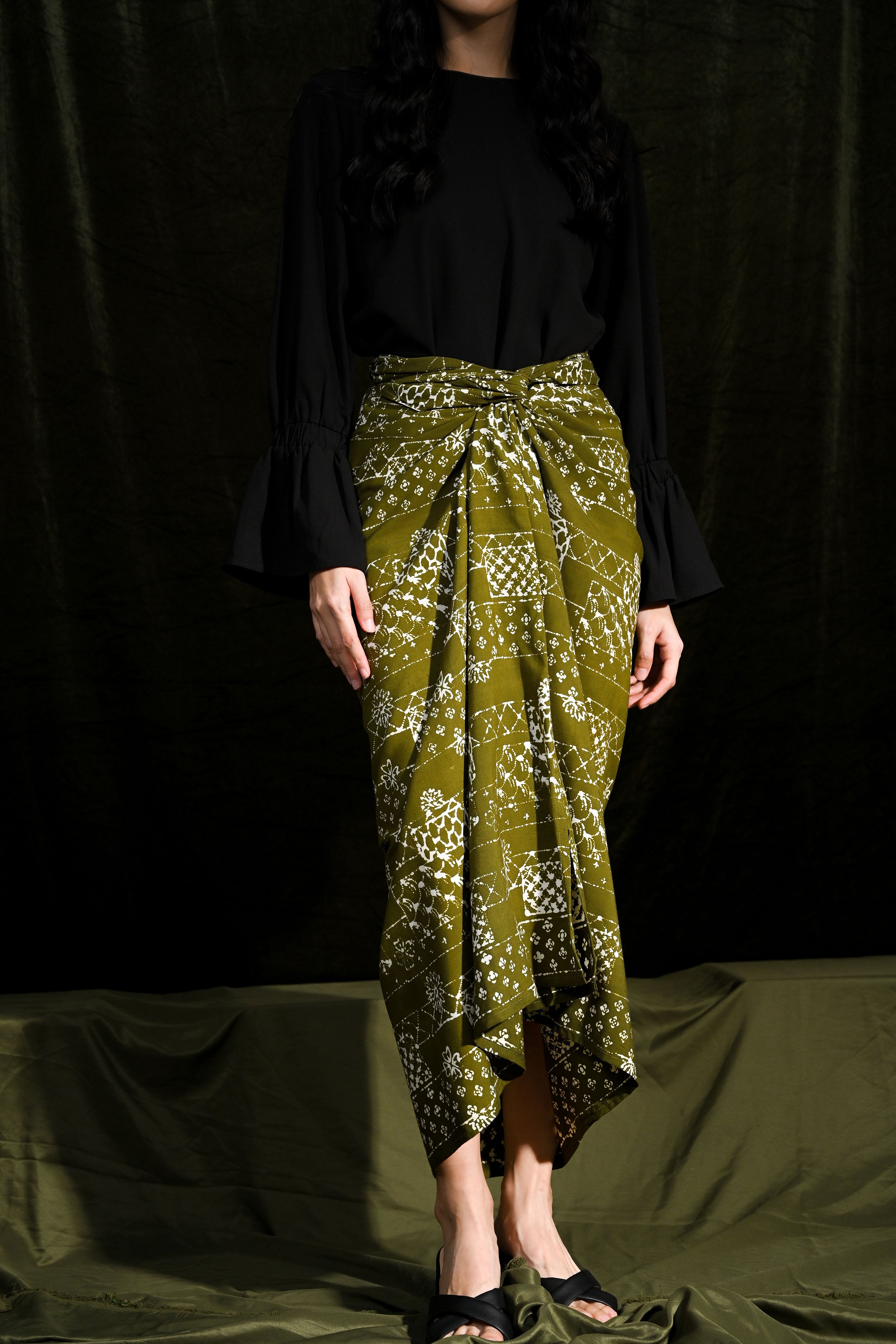 Lilit Green Rayya Rayon P0215