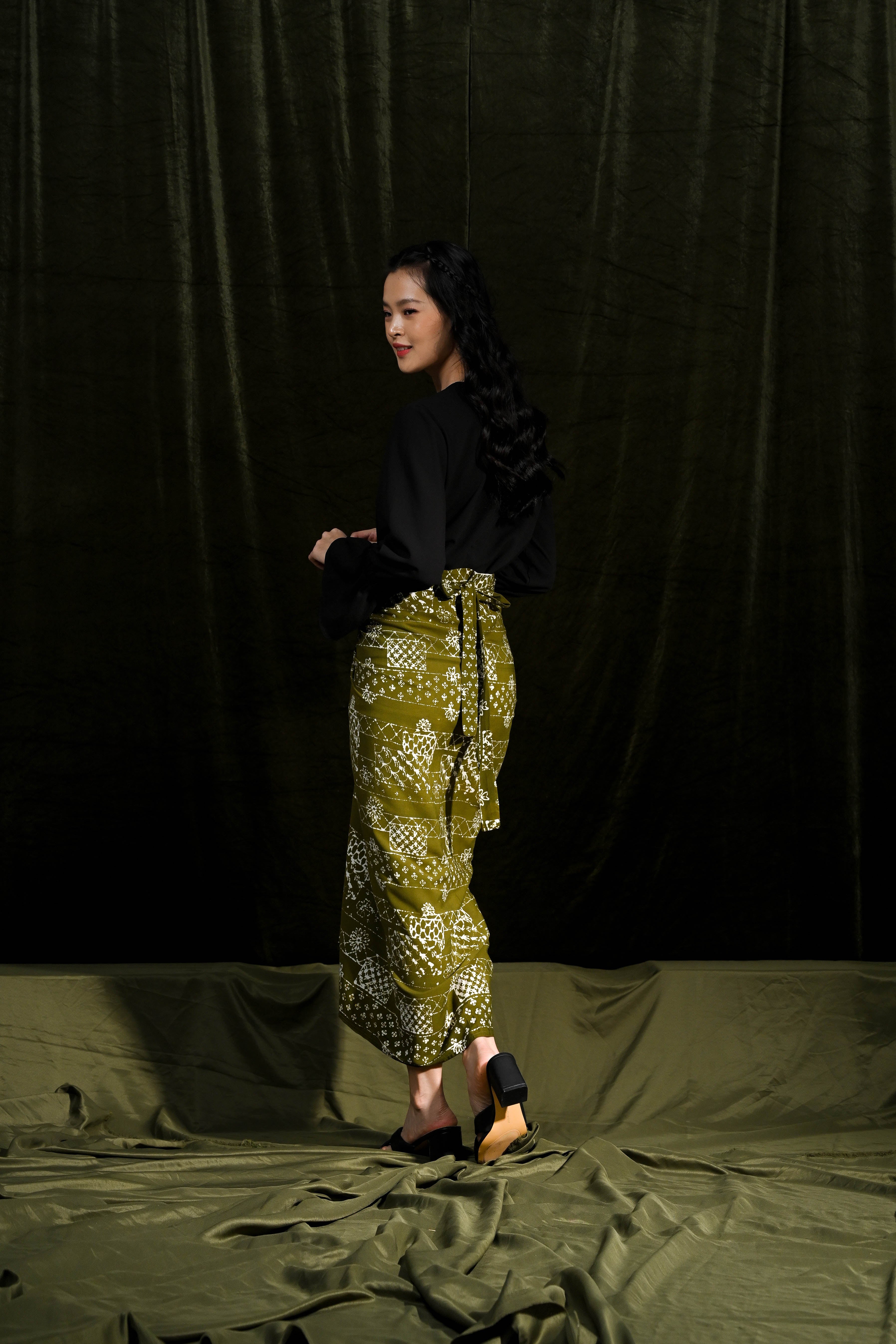 Lilit Green Rayya Rayon P0215