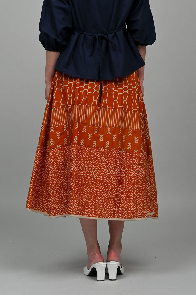 Emma Skirt Garut Orange P0356