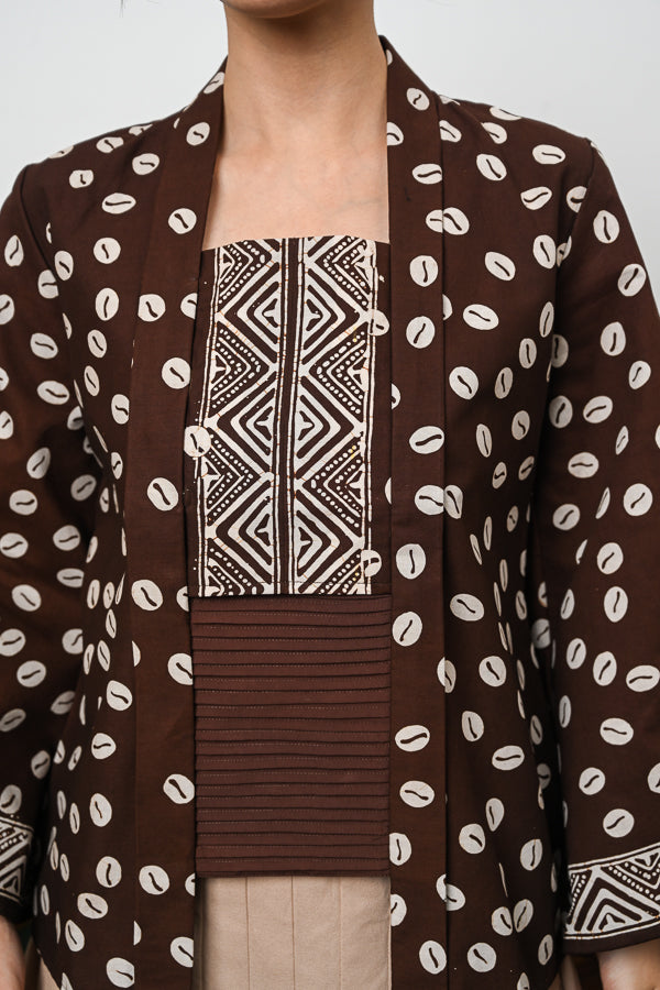 Kebaya Lipit Garut Kopi T4671