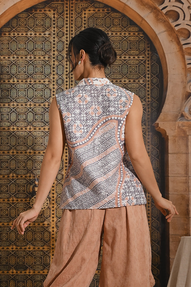 Kebaya Sleeveless Rayya Dobi T2747