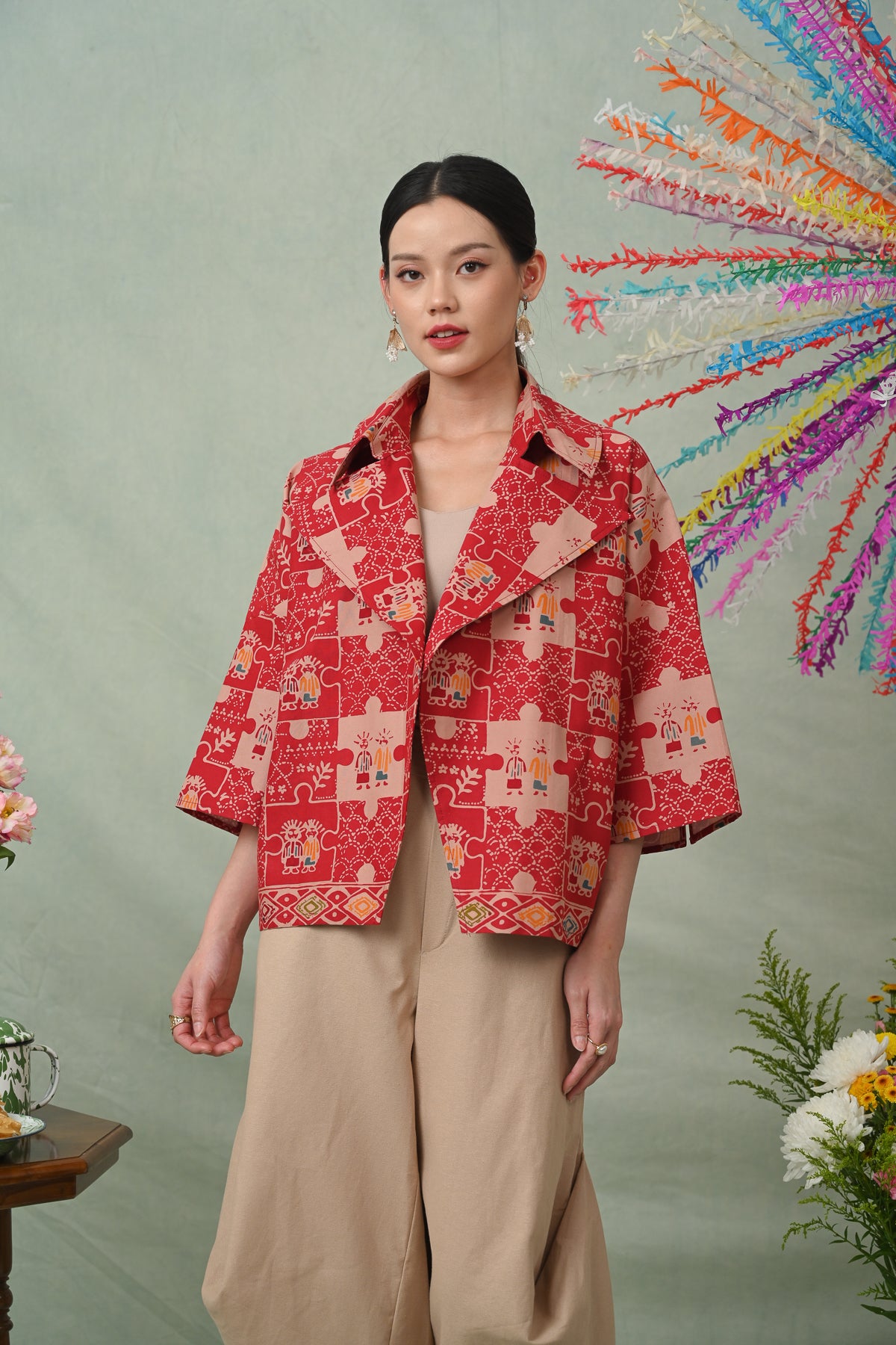 Olga Wonogiren Betawi Orange T5833