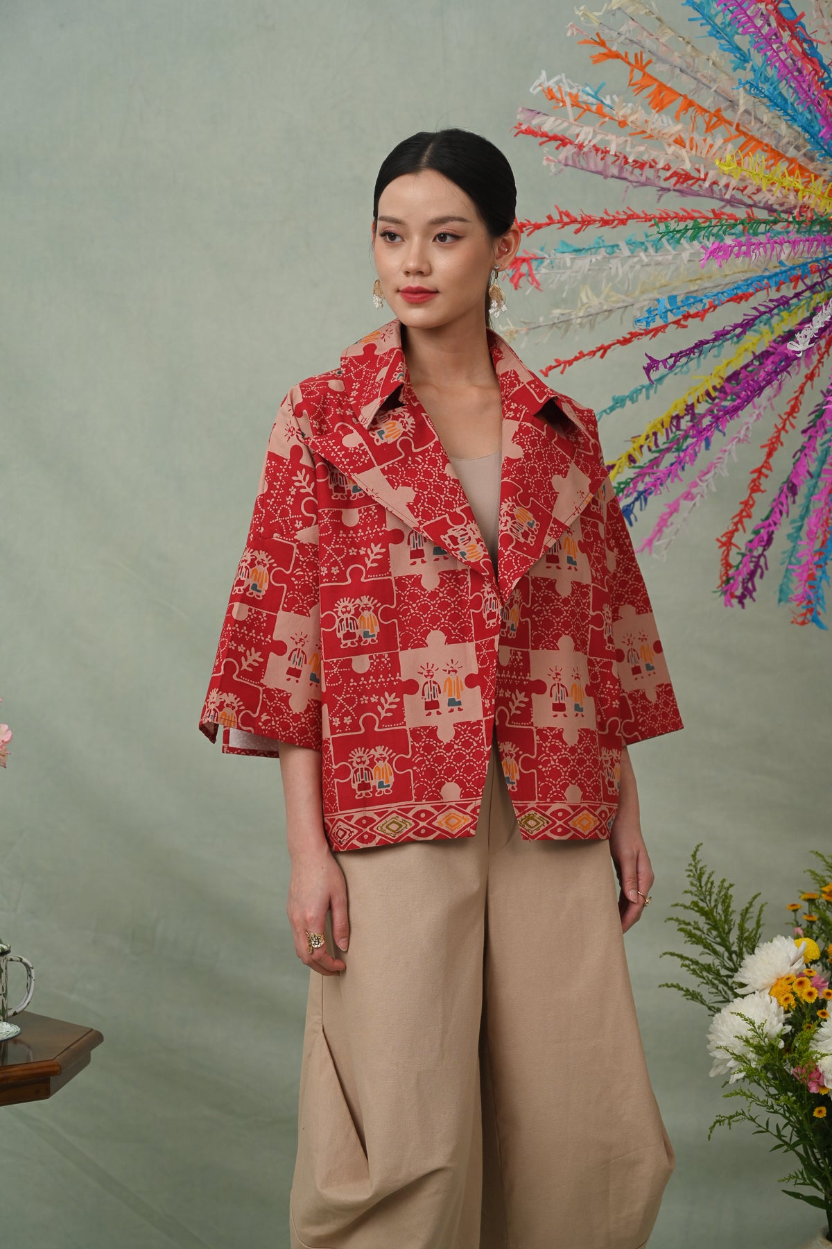 Olga Wonogiren Betawi Orange T5833