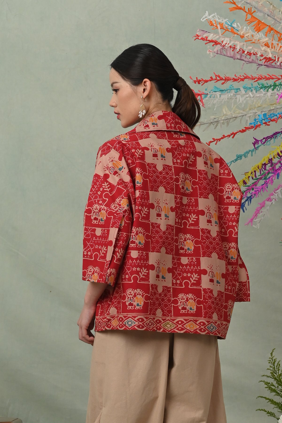 Olga Wonogiren Betawi Orange T5833