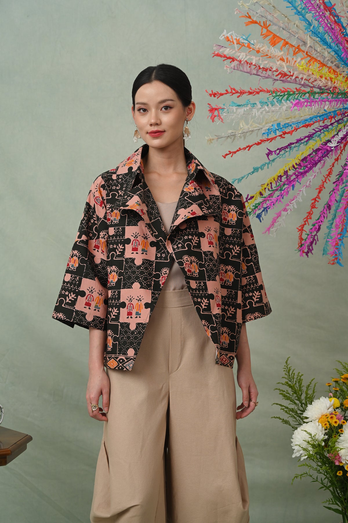 Olga Wonogiren Betawi Black T5838