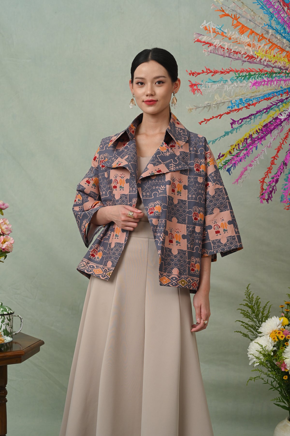 Olga Wonogiren Betawi Grey T5828