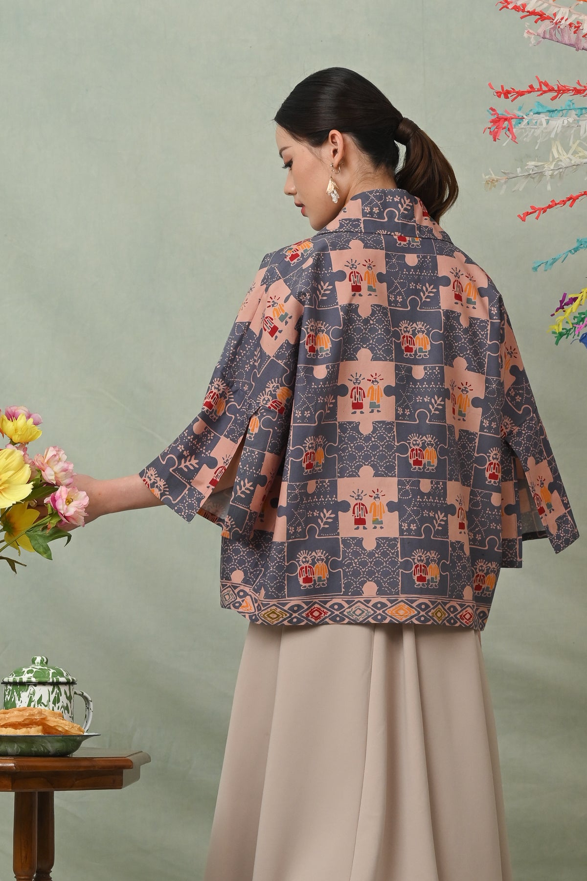 Olga Wonogiren Betawi Grey T5828