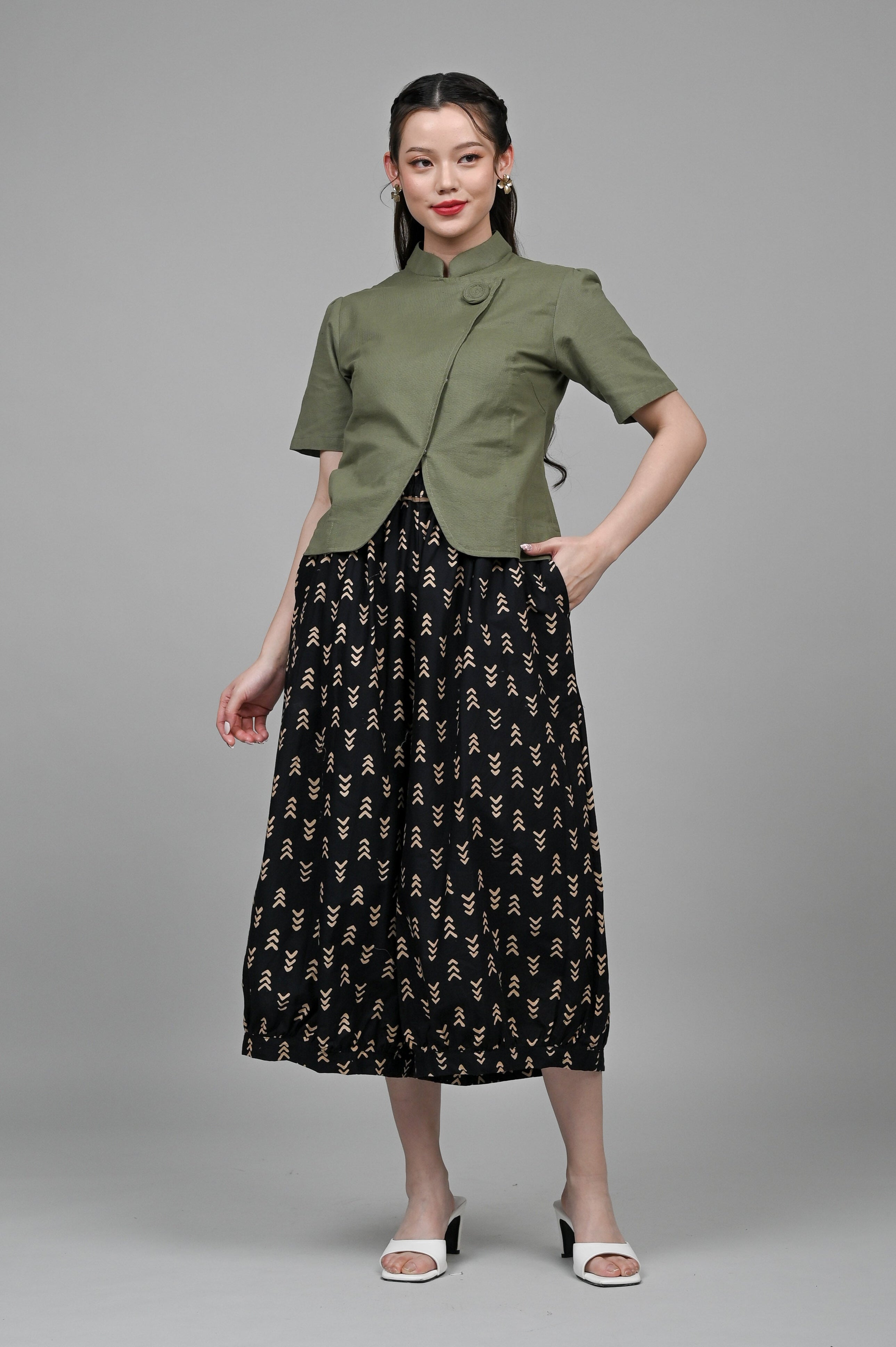 Jani Pants Garut Black P0385