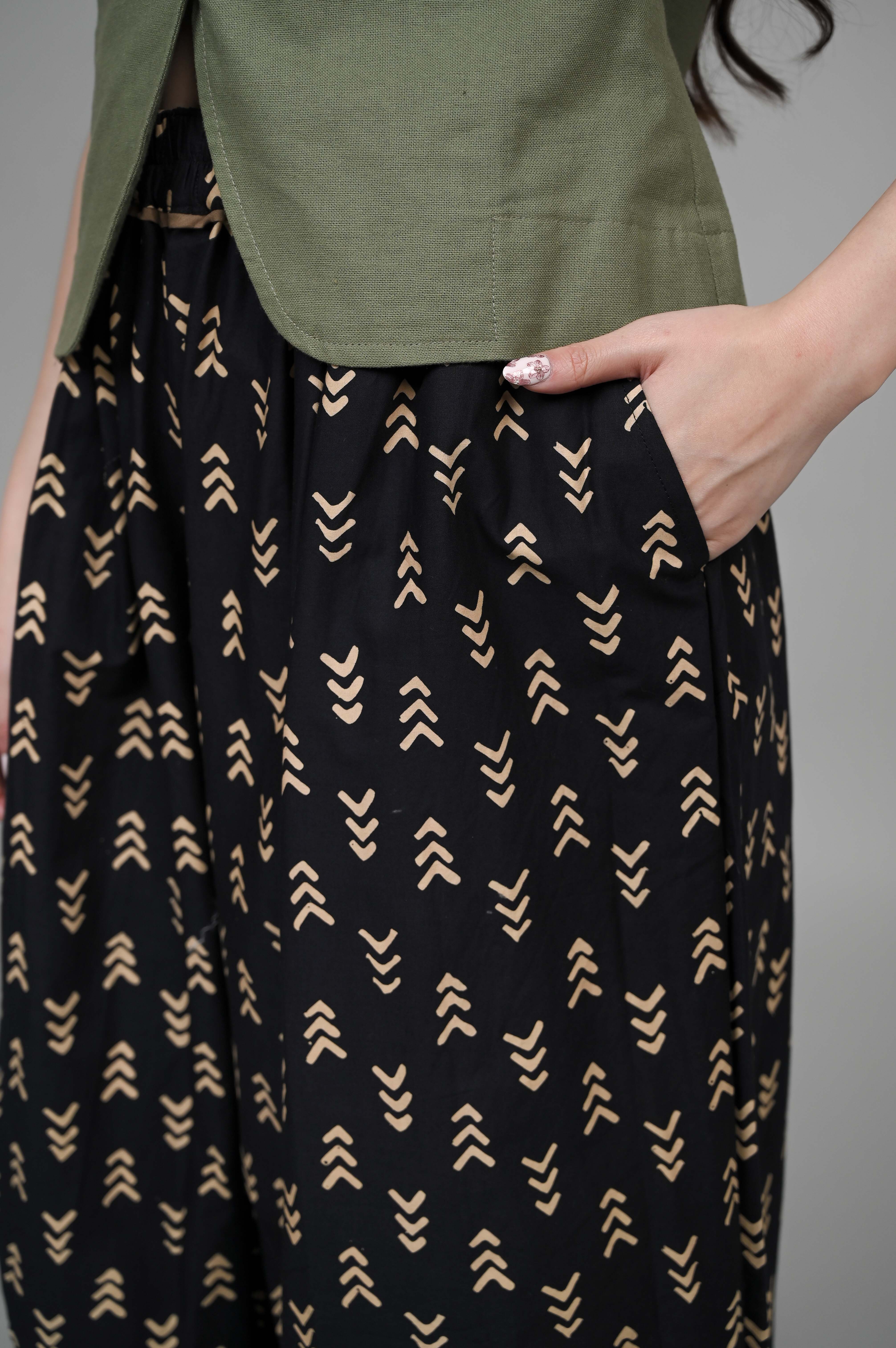 Jani Pants Garut Black P0385