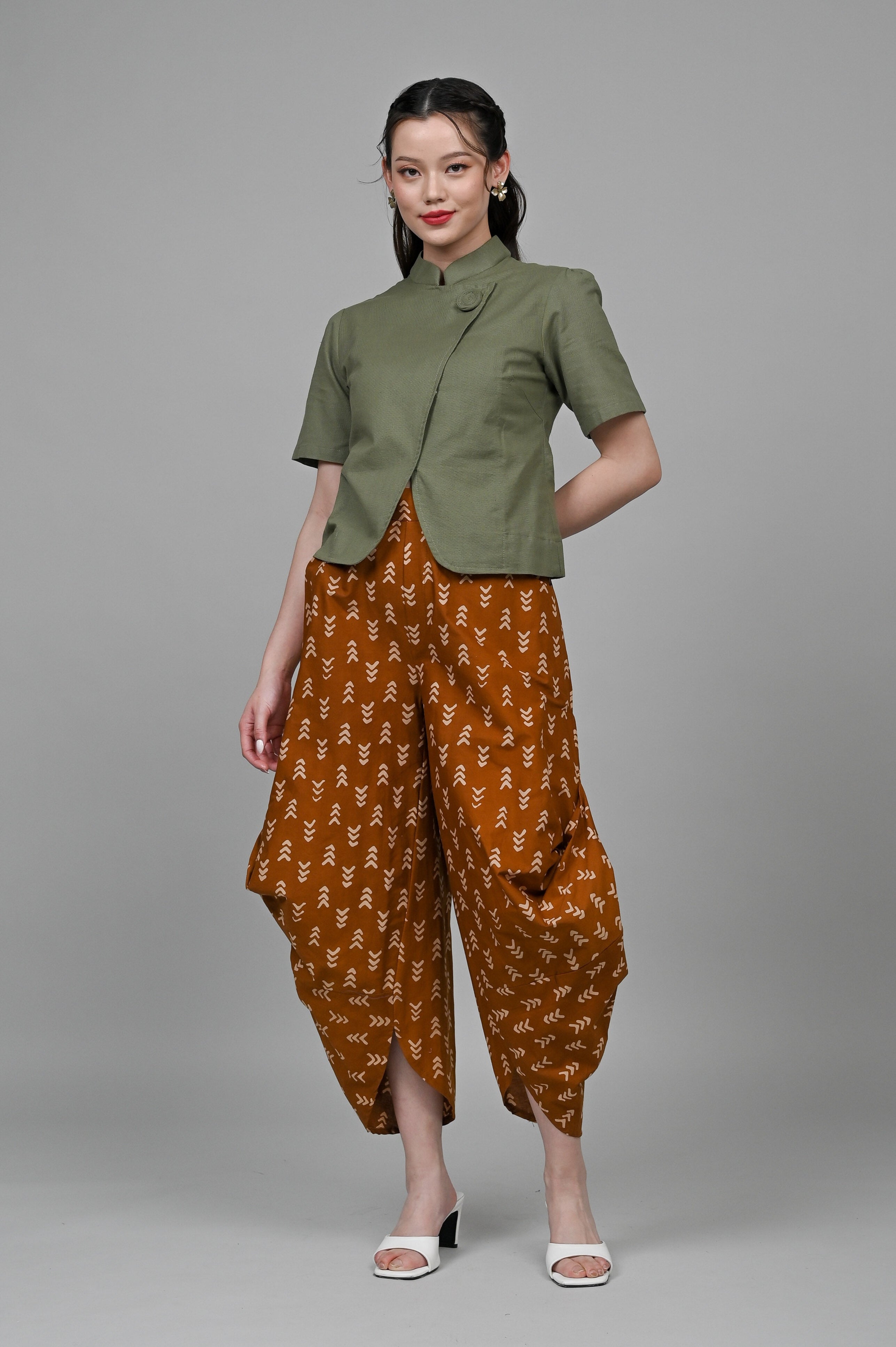 Coral Pants Garut Brown P0343